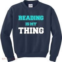 Reading Is My Thing Kids Sweatshirt thumb 0
