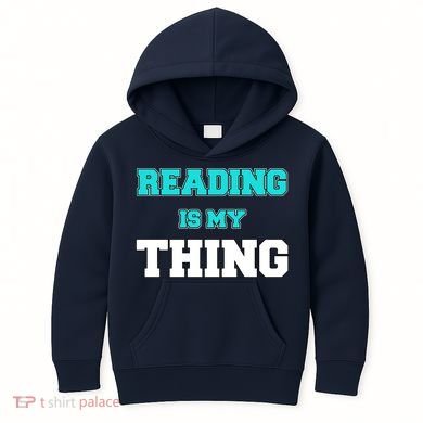 Reading Is My Thing Kids Hoodie