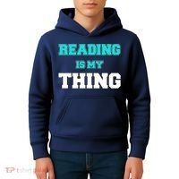 Reading Is My Thing Kids Hoodie thumb 4