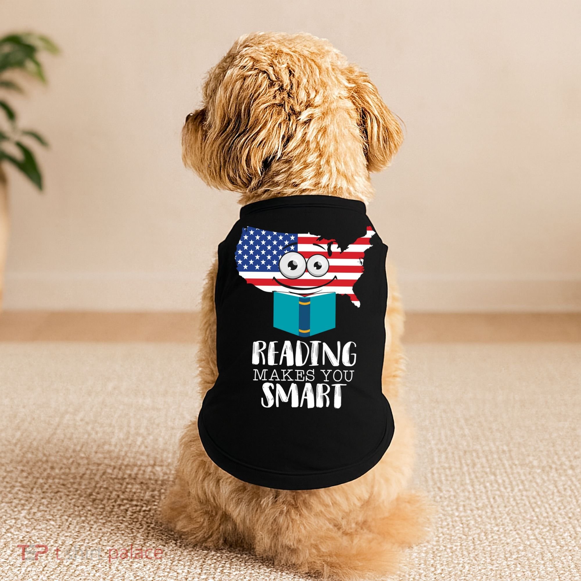 Reading Makes You Smart Doggie Tank