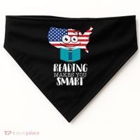 Reading Makes You Smart USA-Made Doggie Bandana thumb 0