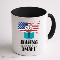 Reading Makes You Smart Coffee Mug thumb 1