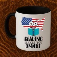 Reading Makes You Smart Coffee Mug thumb 2