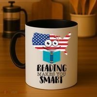 Reading Makes You Smart Coffee Mug thumb 4