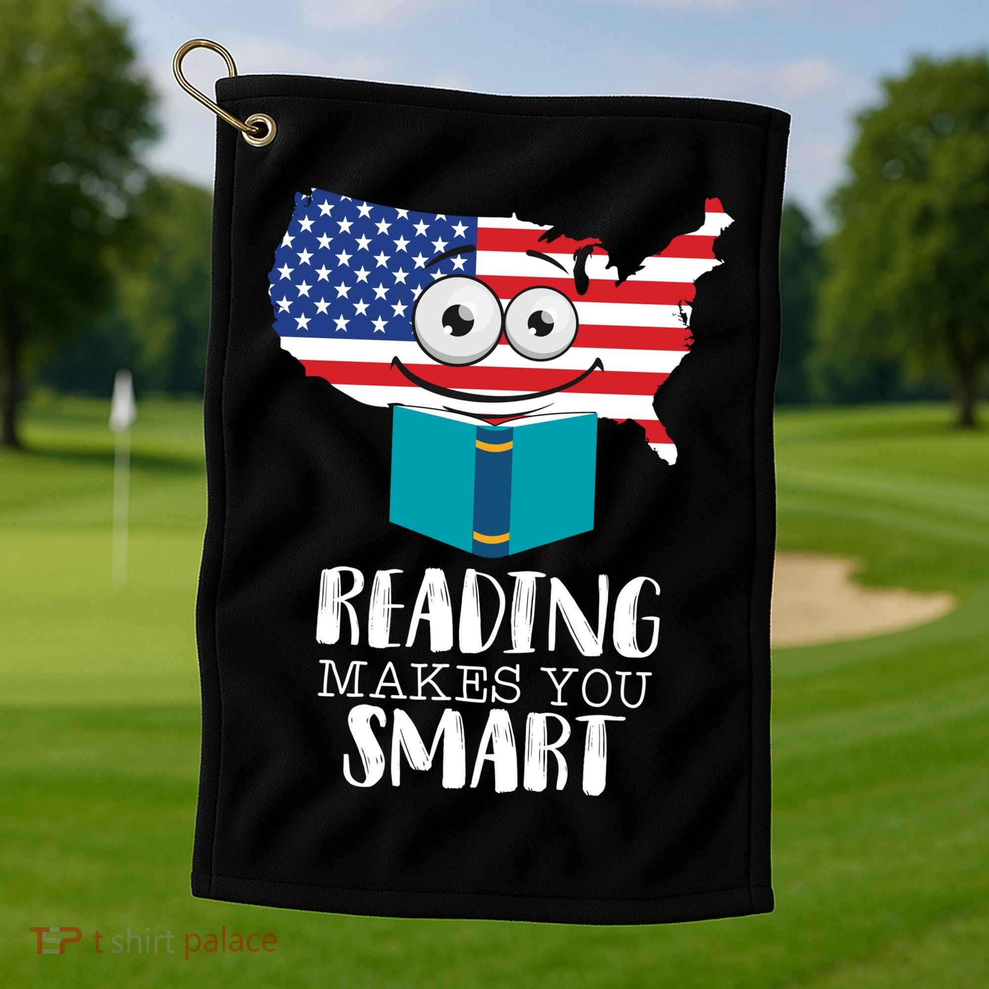 Reading Makes You Smart Golf Towel