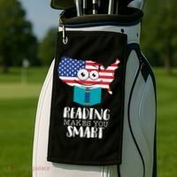 Reading Makes You Smart Golf Towel thumb 2