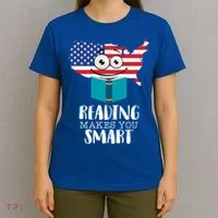 Reading Makes You Smart T-Shirt thumb 4