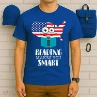 Reading Makes You Smart T-Shirt thumb 6