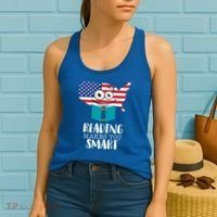 Reading Makes You Smart Women's Tank Top thumb 2