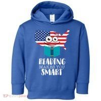 Reading Makes You Smart Toddler Hoodie thumb 0