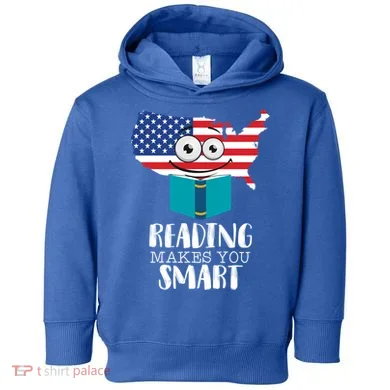Reading Makes You Smart Toddler Hoodie