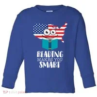Reading Makes You Smart Toddler Long Sleeve thumb 0