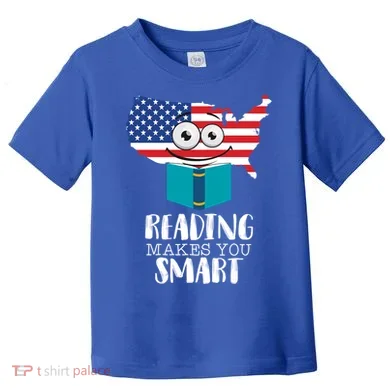 Reading Makes You Smart Toddler T-Shirt