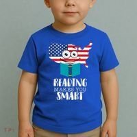 Reading Makes You Smart Toddler T-Shirt thumb 2