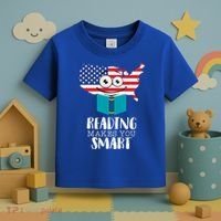 Reading Makes You Smart Toddler T-Shirt thumb 3