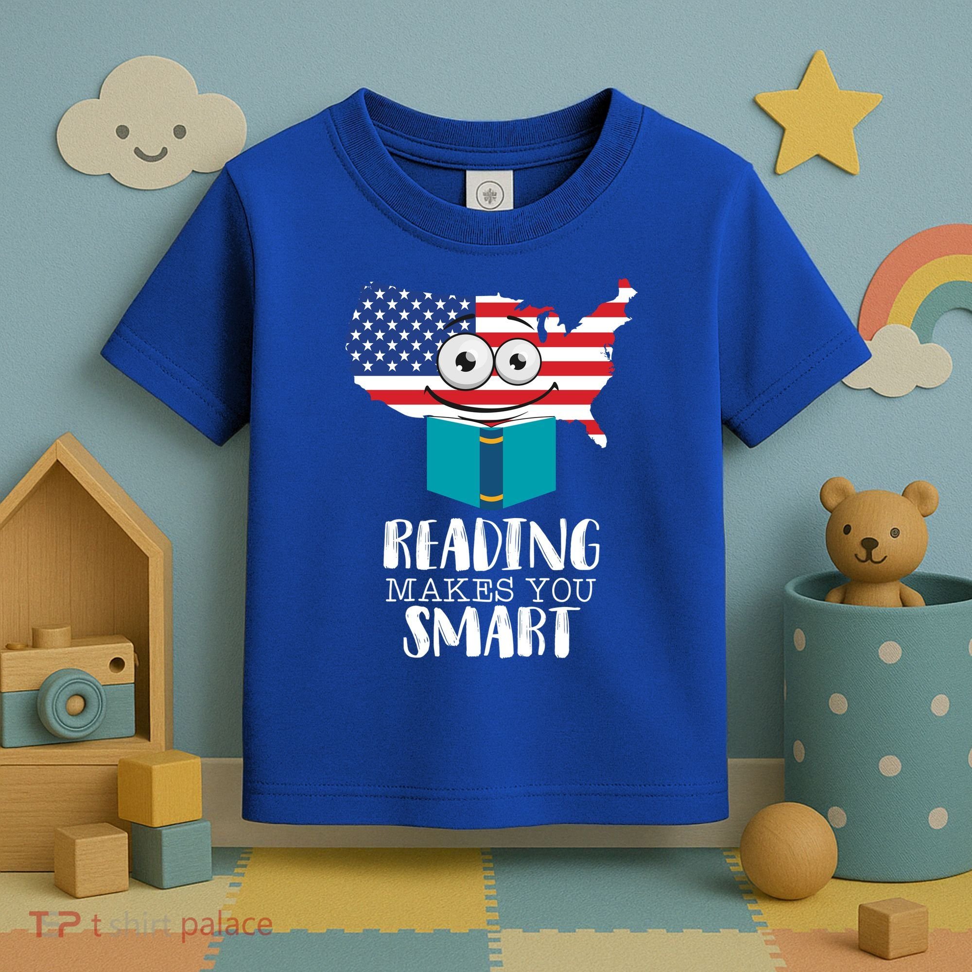 Reading Makes You Smart Toddler T-Shirt
