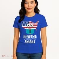 Reading Makes You Smart Women's T-Shirt thumb 4