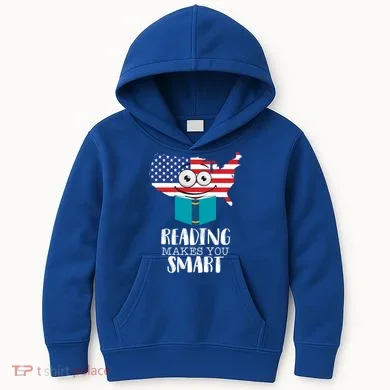 Reading Makes You Smart Kids Hoodie