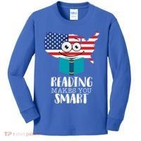 Reading Makes You Smart Kids Long Sleeve Shirt thumb 0
