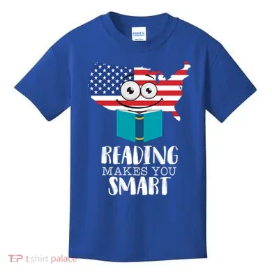 Reading Makes You Smart Kids T-Shirt