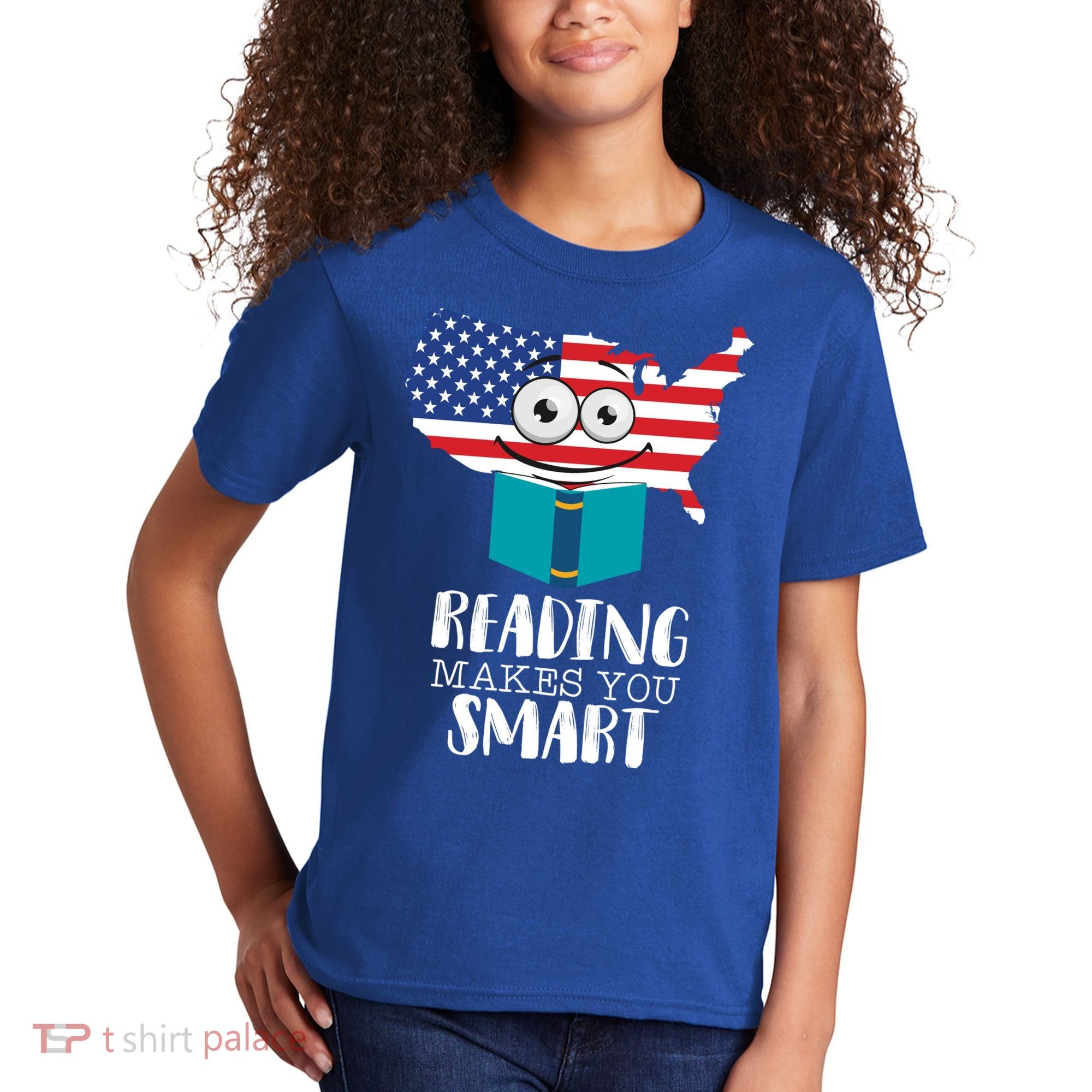 Reading Makes You Smart Kids T-Shirt