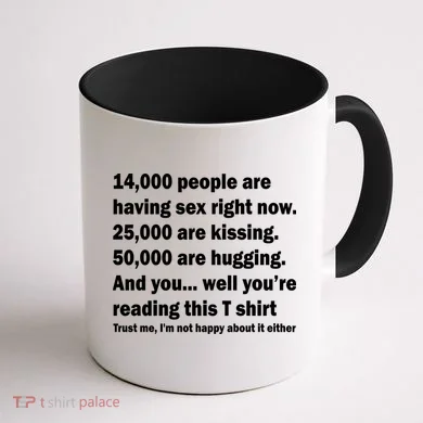 Reading This Funny Single Life Quote Coffee Mug back
