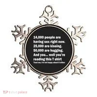 Reading This Funny Single Life Quote Ornament thumb 0