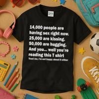 Reading This Funny Single Life Quote Kids T-Shirt thumb 3