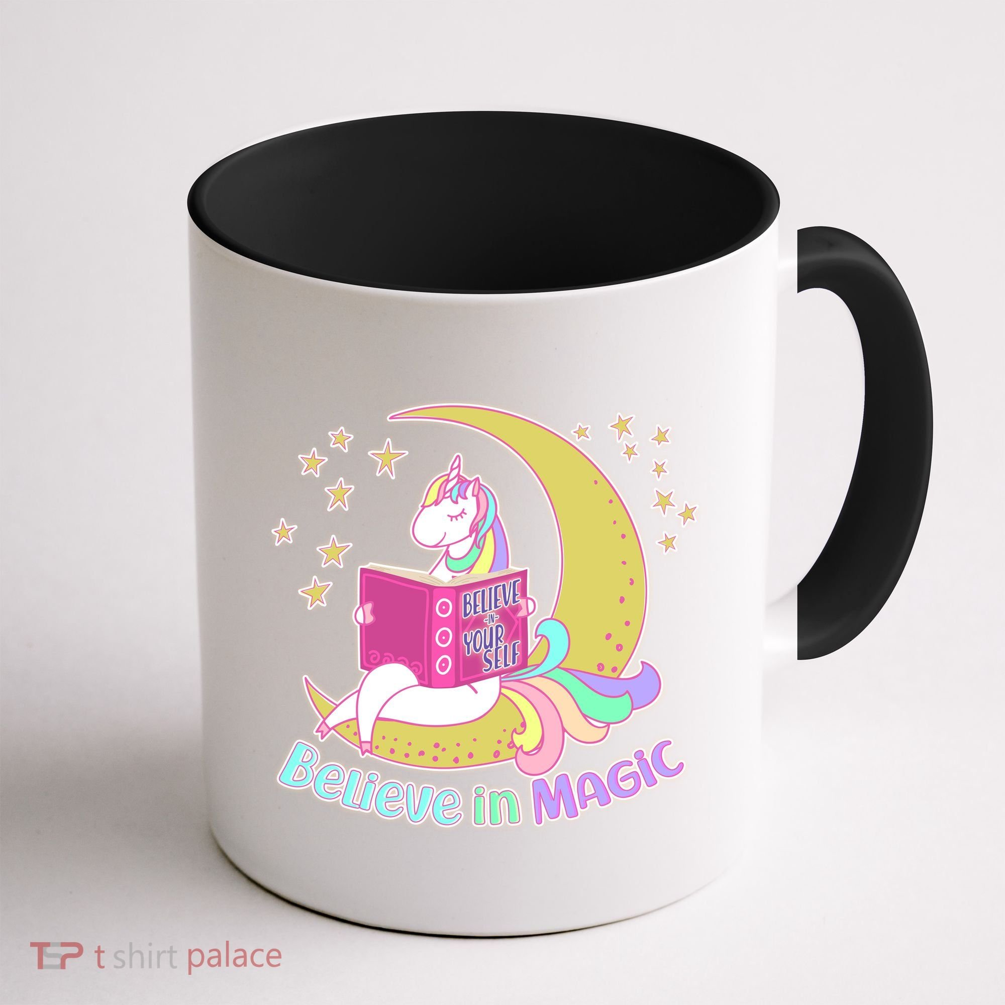 Reading Unicorn Believe In Yourself & Magic Coffee Mug