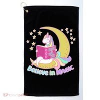 Reading Unicorn Believe In Yourself & Magic Golf Towel thumb 0