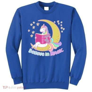 Reading Unicorn Believe In Yourself & Magic Sweatshirt