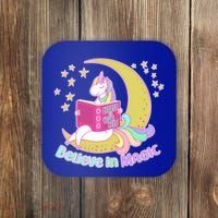 Reading Unicorn Believe In Yourself & Magic Coaster thumb 0