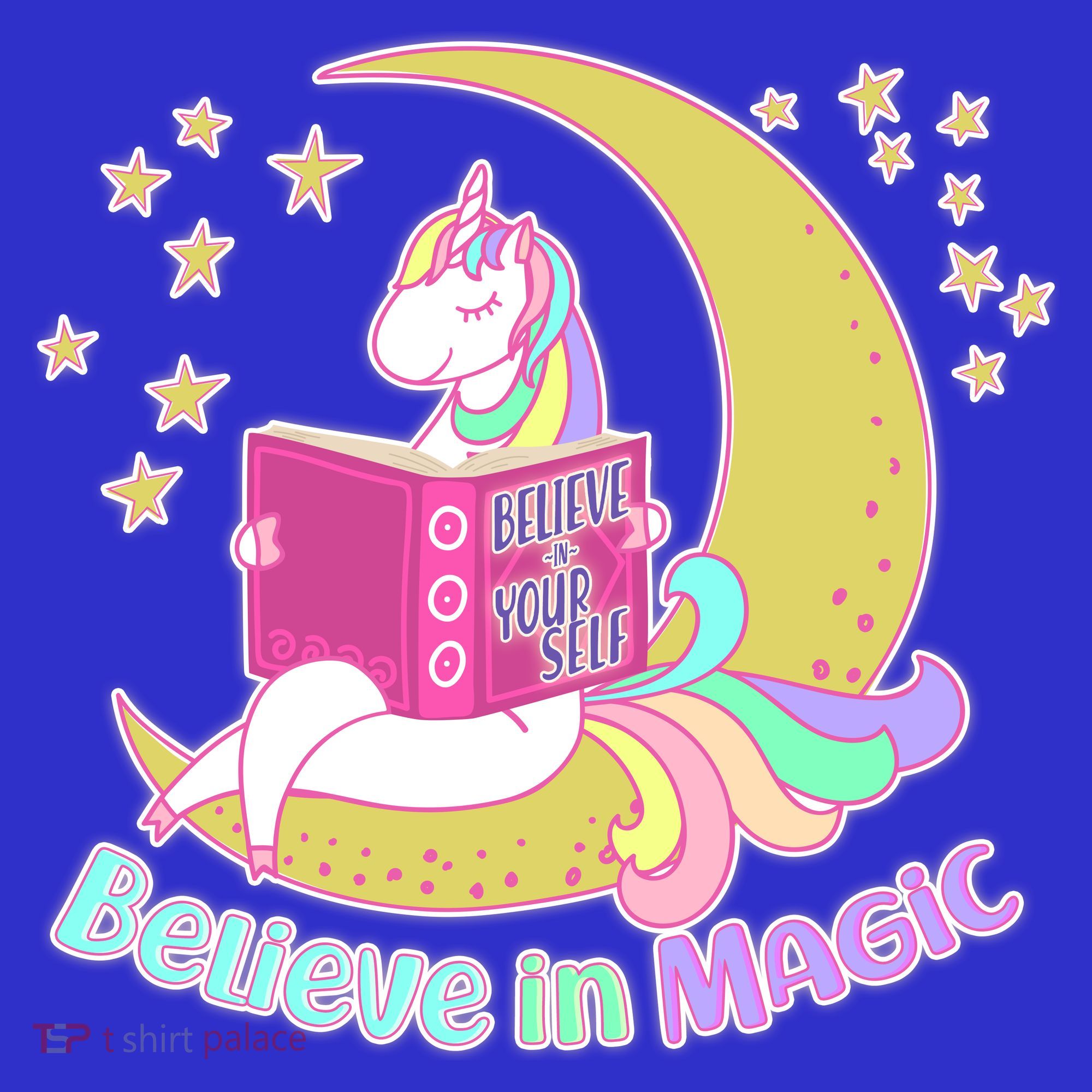 Reading Unicorn Believe In Yourself & Magic Baby Bodysuit