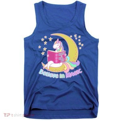 Reading Unicorn Believe In Yourself & Magic Tank Top