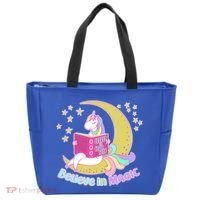 Reading Unicorn Believe In Yourself & Magic Tote Bag thumb 0