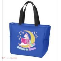 Reading Unicorn Believe In Yourself & Magic Tote Bag thumb 3