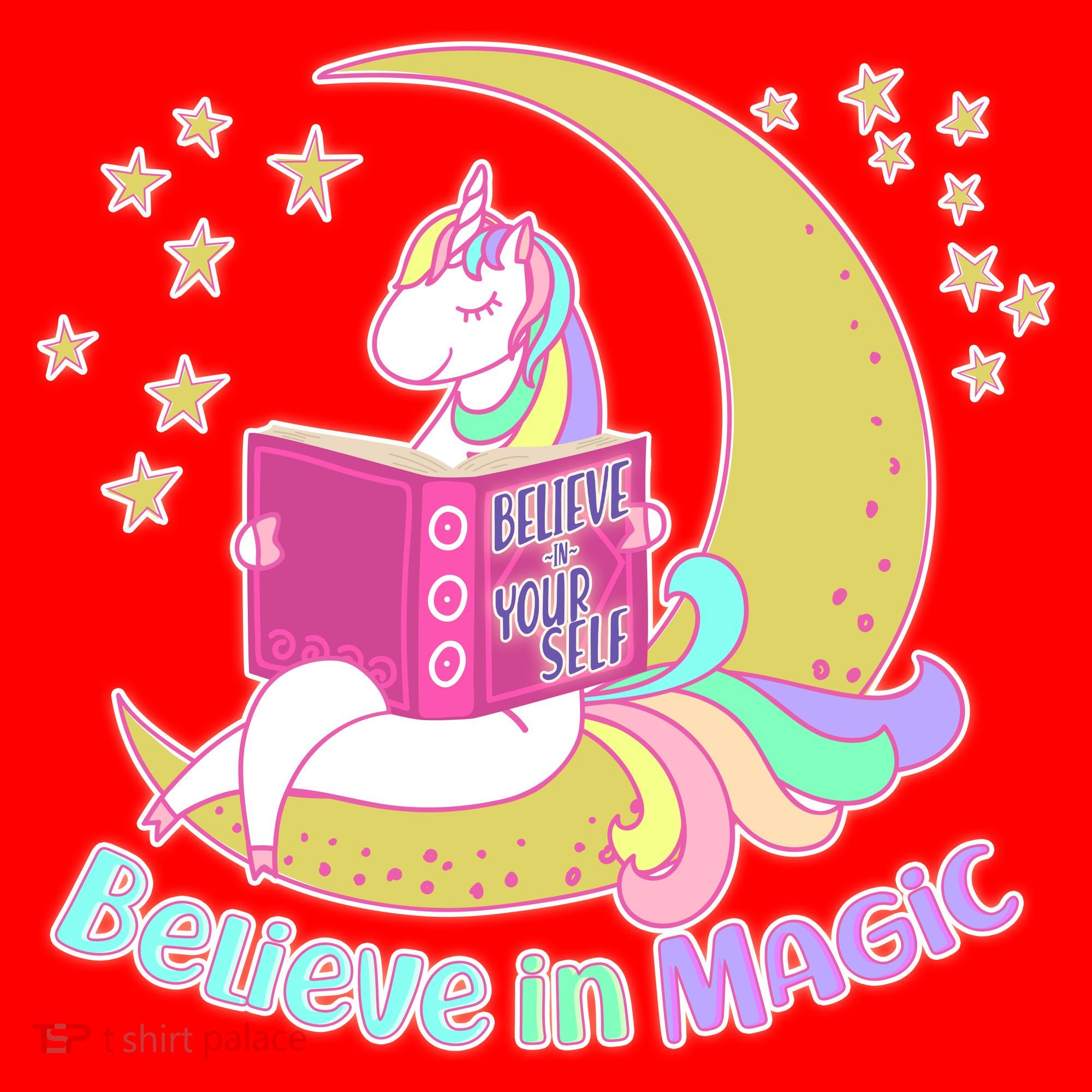 Reading Unicorn Believe In Yourself & Magic Santa Hat