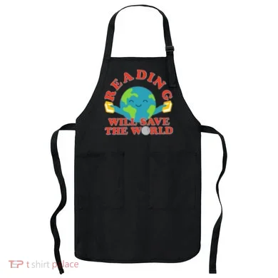 Reading Will Save The World Apron