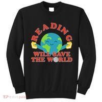 Reading Will Save The World Sweatshirt thumb 0