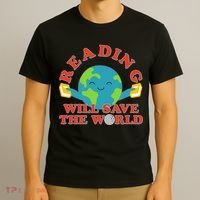 Reading Will Save The World T-Shirt thumb 3