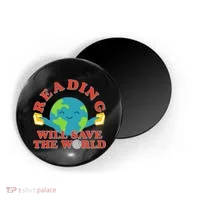Reading Will Save The World Magnet thumb 0
