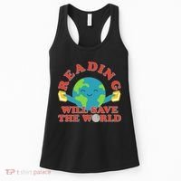 Reading Will Save The World Women's Tank Top thumb 0