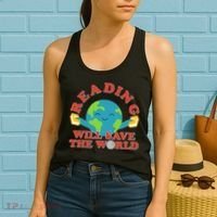 Reading Will Save The World Women's Tank Top thumb 2