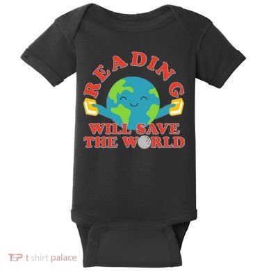 Reading Will Save The World Baby Bodysuit