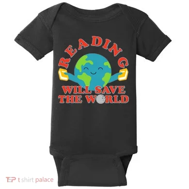 Reading Will Save The World Baby Bodysuit