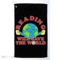 Reading Will Save The World Golf Towel thumb 0