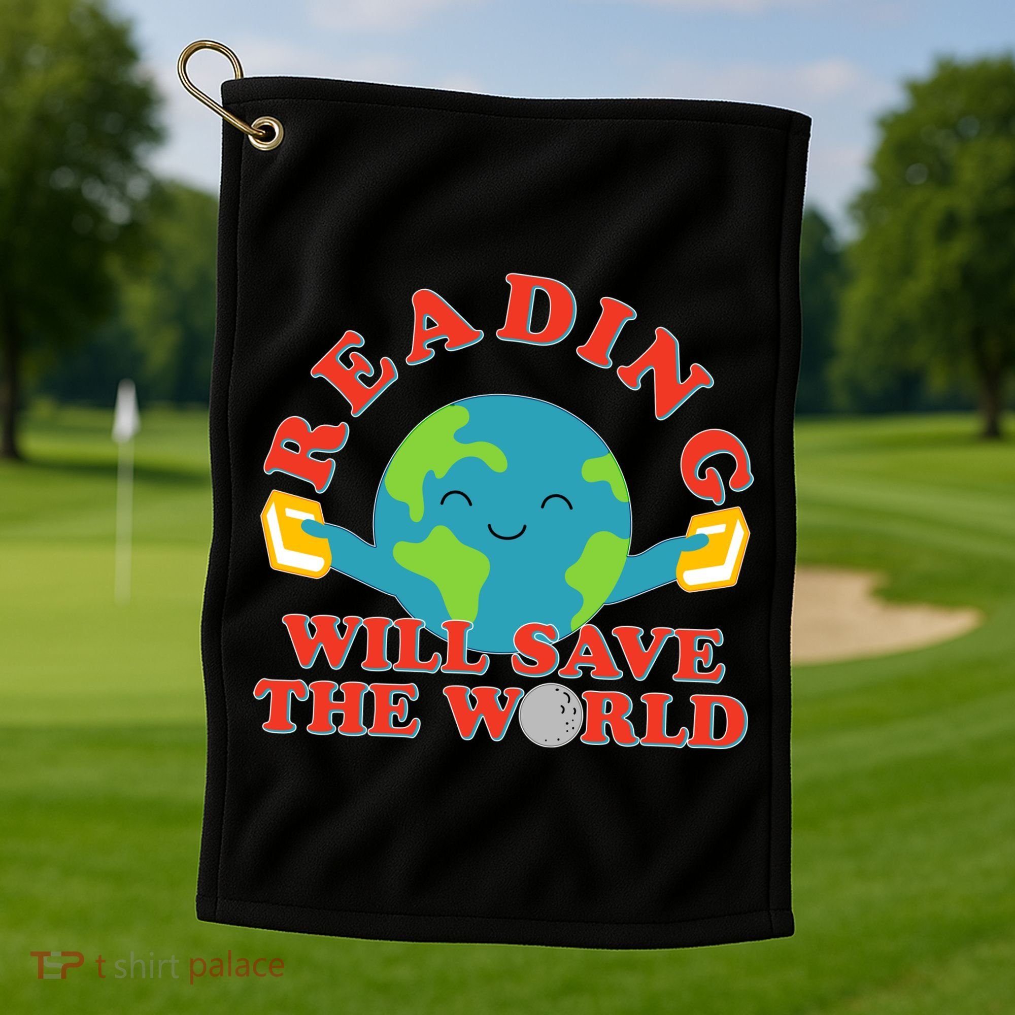 Reading Will Save The World Golf Towel