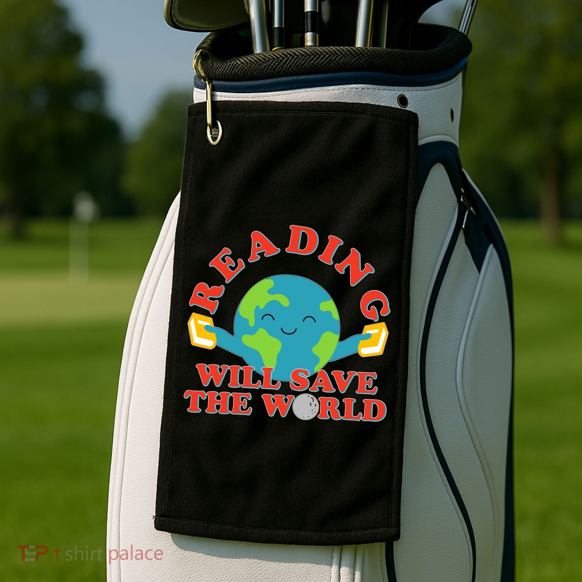Reading Will Save The World Golf Towel