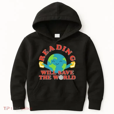 Reading Will Save The World Kids Hoodie