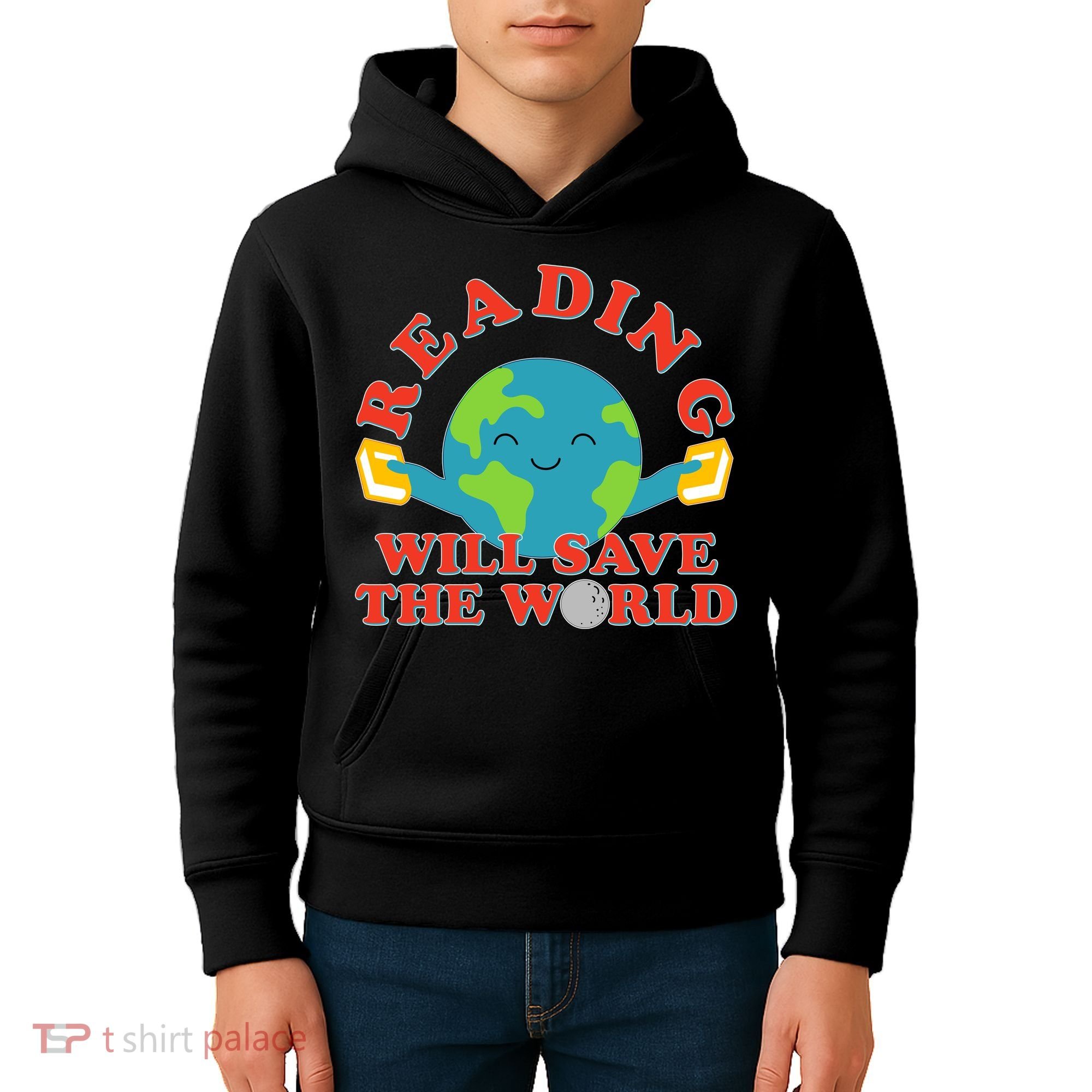 Reading Will Save The World Kids Hoodie
